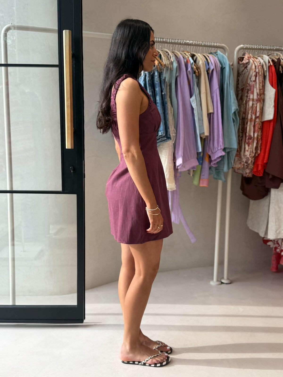 ASTEA DRESS- BERRY
