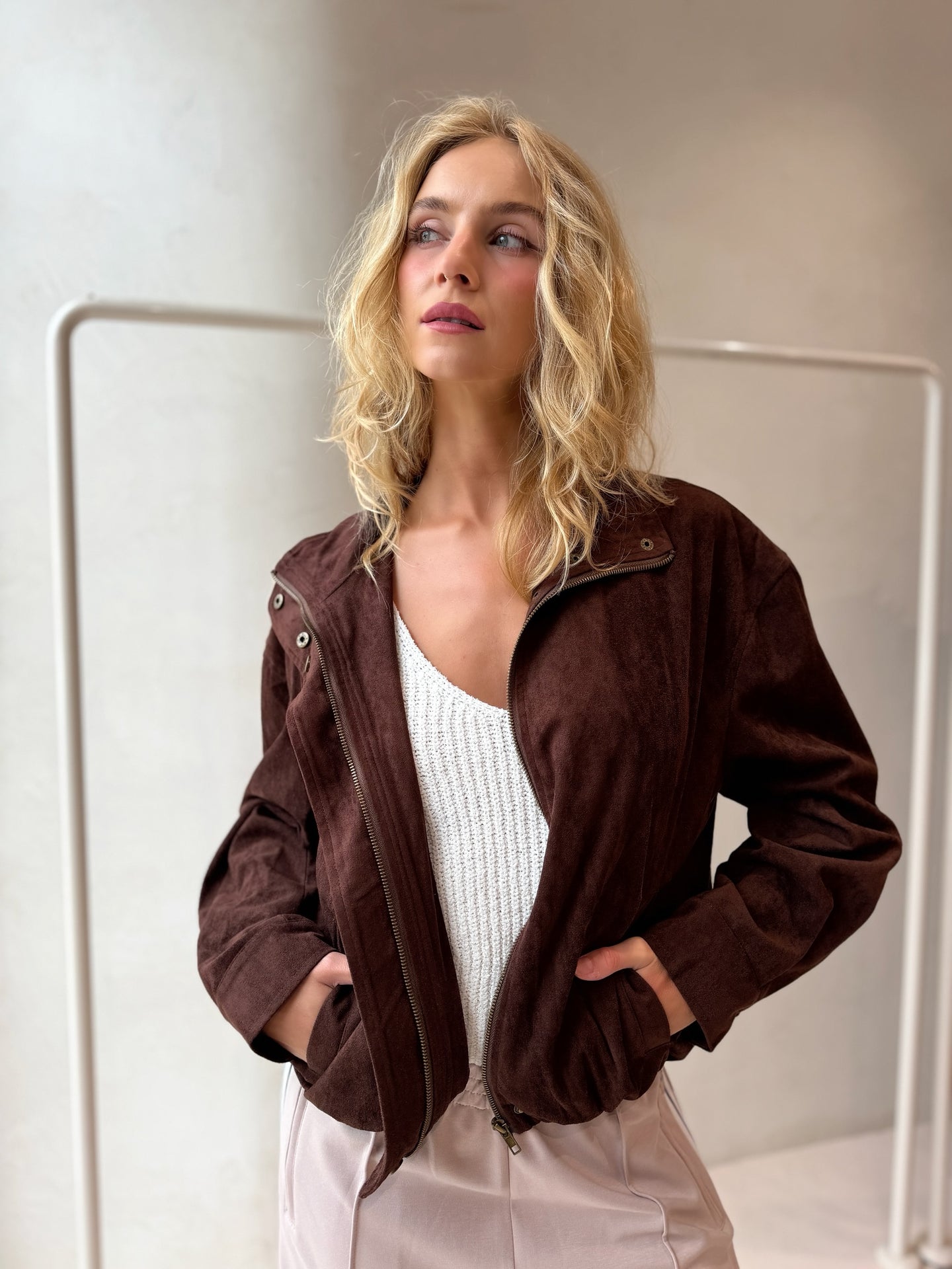 ESPRESSO BOMBER JACKET