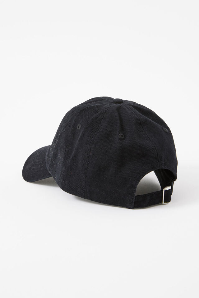 PIP EVERYDAY CAP- BLACK/ECRU STITCH