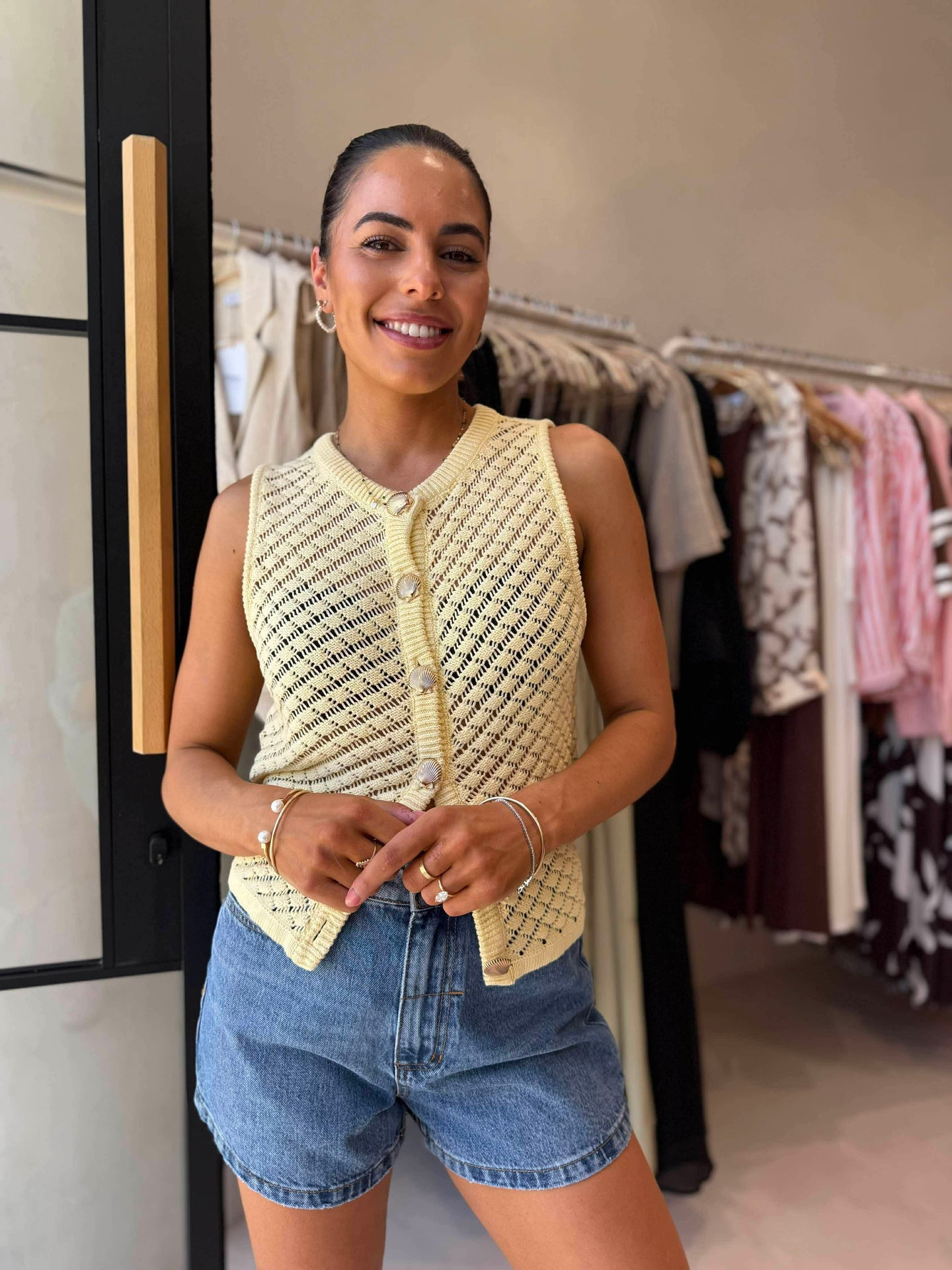 ABIGAIL CROCHET TOP