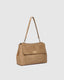 ARDEN SUEDETTE SHOULDER BAG- HONEY