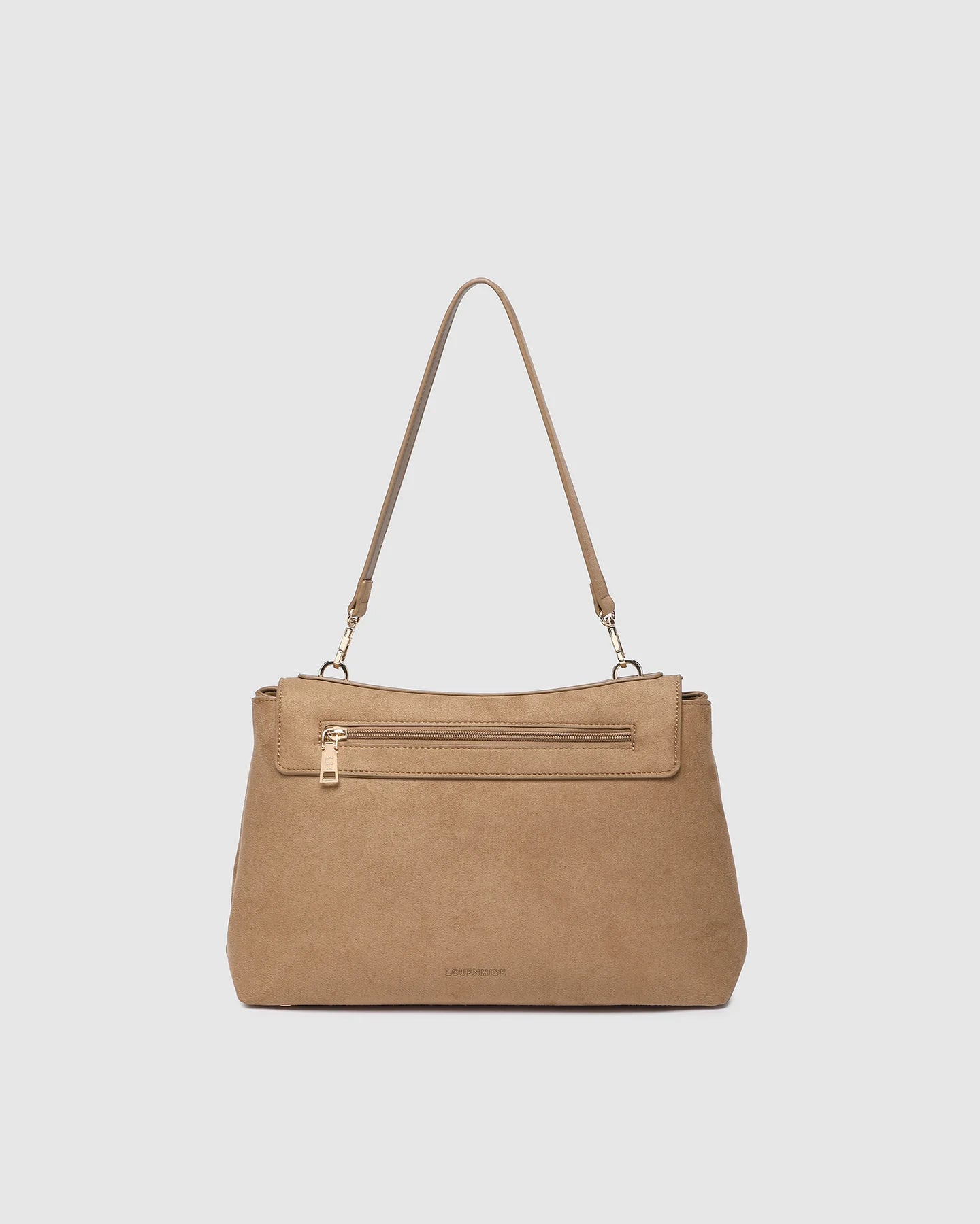 ARDEN SUEDETTE SHOULDER BAG- HONEY