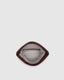 LUKA SUEDETTE CLUTCH CHOCOLATE