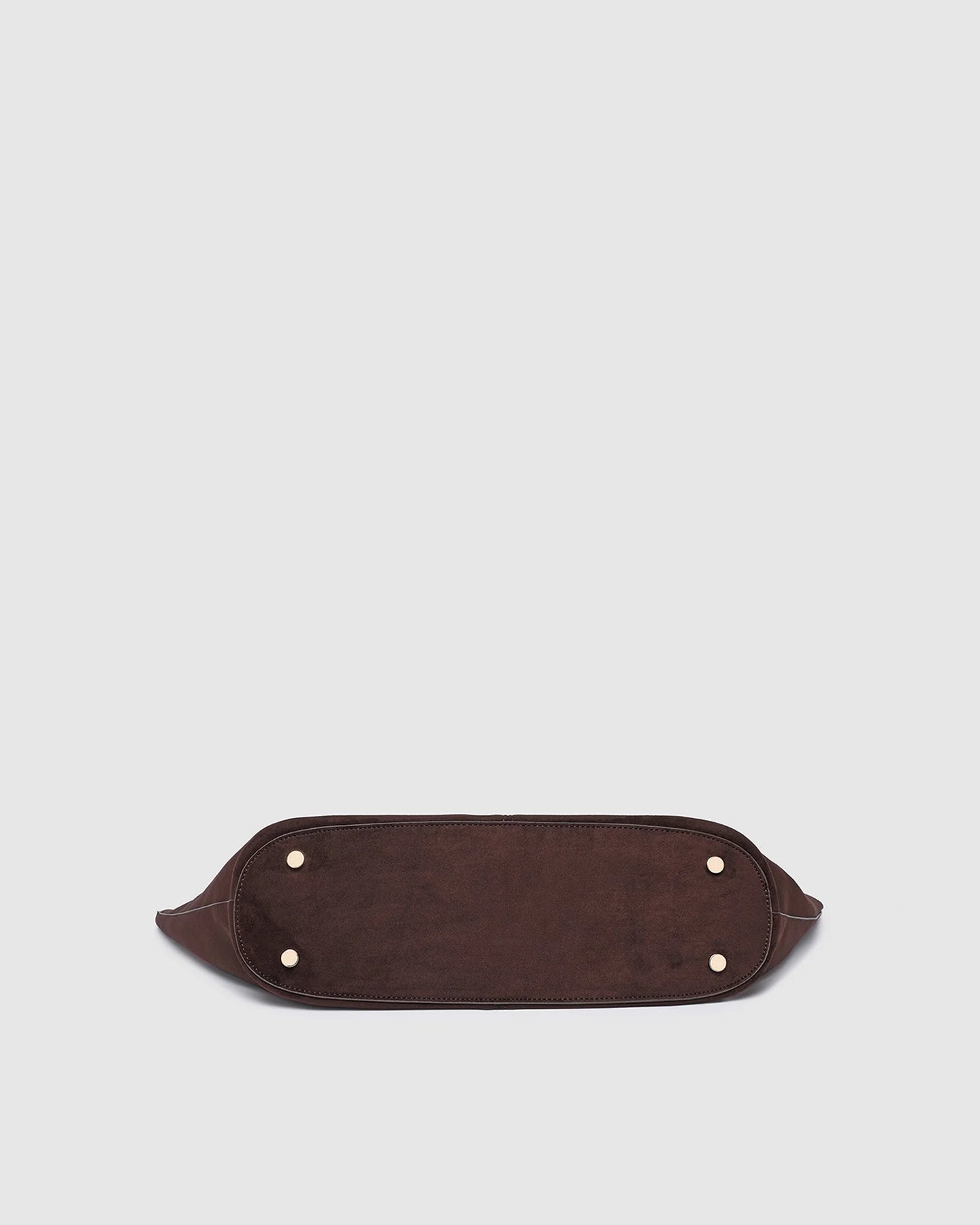 SAWYER SUEDETTE TOTE BAG - CHOCOLATE