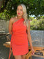JARRAH MINI DRESS - CORAL
