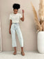 CHARLIE HIGH RISE WIDE LEG JEAN - BLEACH BLUE
