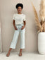 CHARLIE HIGH RISE WIDE LEG JEAN - BLEACH BLUE
