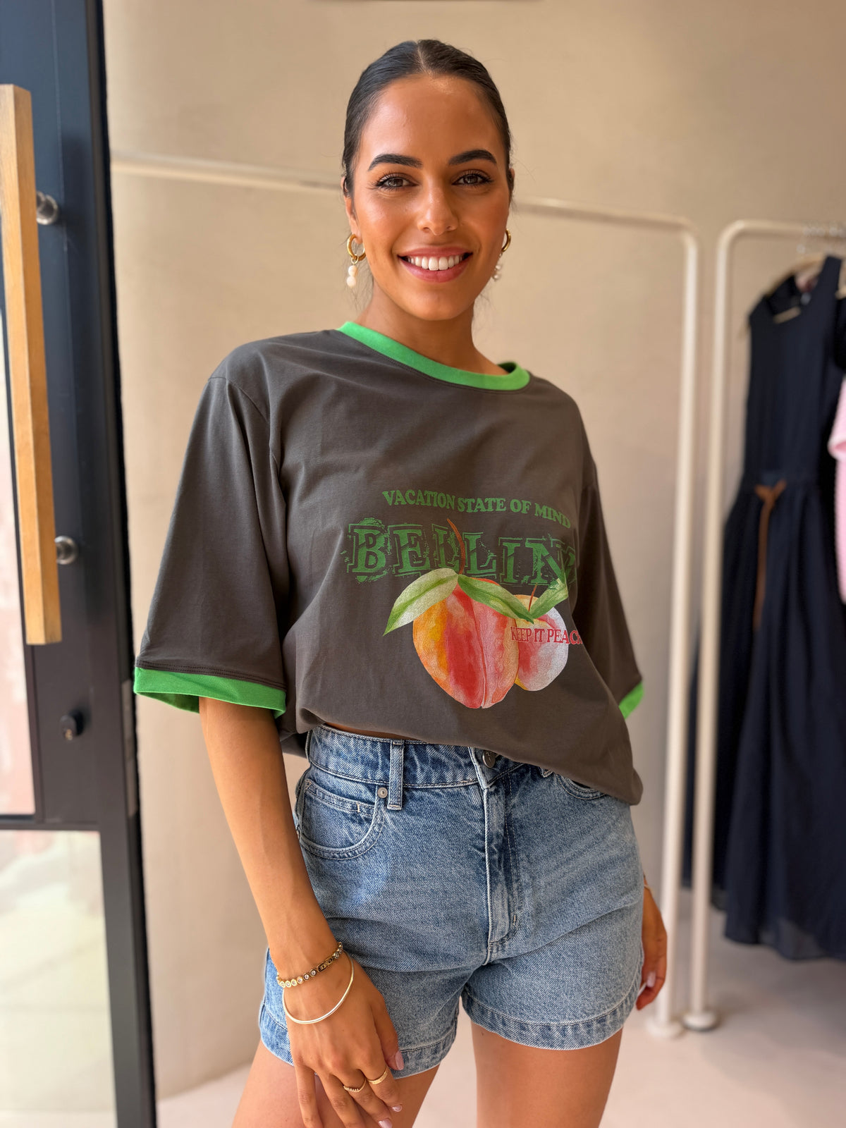 BELLINI TEE- GREY