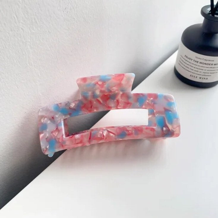 TIA HAIR CLIP - Mermaid Pink & Blue