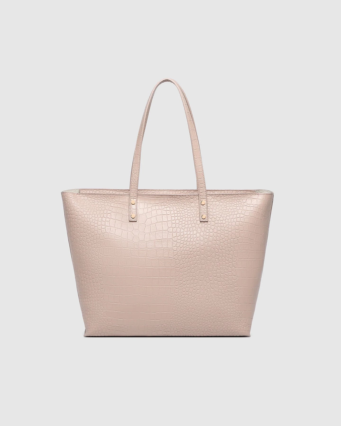 HUDSON TOTE BAG-CROC MALT