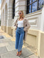 CHARLIE HIGH RISE WIDE LEG - HERITAGE BLUE