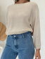 TAPE BOAT KNIT - SAND