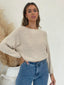 TAPE BOAT KNIT - SAND