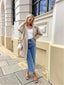 CHARLIE HIGH RISE WIDE LEG - HERITAGE BLUE