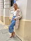 CHARLIE HIGH RISE WIDE LEG - HERITAGE BLUE
