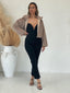 OLIVIA BOMBER - BEIGE