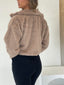 OLIVIA BOMBER - BEIGE