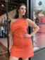 JARRAH MINI DRESS - CORAL
