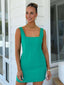 Didi Linen Dress - Green