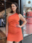 JARRAH MINI DRESS - CORAL