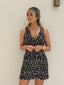 SABINE DRESS - BLACK FLORAL