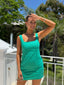 Didi Linen Dress - Green