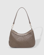 Lucia Shoulder Bag - Chocolate Woven