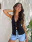 JACKIE VEST - BLACK