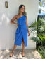 OLI WRAP DRESS - BLUE