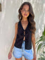 JACKIE VEST - BLACK