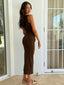APPETITE DRESS - BROWN