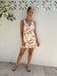 SABINE DRESS - SUNSET PALM