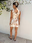 SABINE DRESS - SUNSET PALM