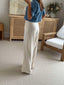 SABINE WIDE LEG PANT - CREAM