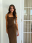 APPETITE DRESS - BROWN