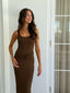 APPETITE DRESS - BROWN