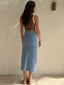 BECCA MAXI SKIRT - LIGHT BLUE