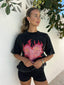 THE FIERY OVERSIZED TEE - BLACK