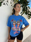 MERMAID LA SIRENE OVERSIZED TEE - BLUE