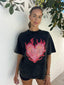 THE FIERY OVERSIZED TEE - BLACK