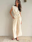 GLORIA CROSSOVER TOP - CREAM