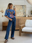 MERMAID LA SIRENE OVERSIZED TEE - BLUE