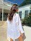 SHAE BOYFRIEND SHIRT - WHITE