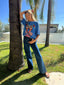 MERMAID LA SIRENE OVERSIZED TEE - BLUE