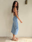 BECCA MAXI SKIRT - LIGHT BLUE