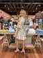 BOTSWANA DRESS - PALM LEAF