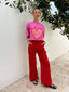 THE FIERY OVERSIZED TEE - PINK