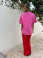 THE FIERY OVERSIZED TEE - PINK