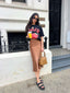 JUICY OVERSIZED TEE - BLACK