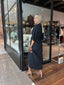 MELANIE WRAP DRESS - BLACK